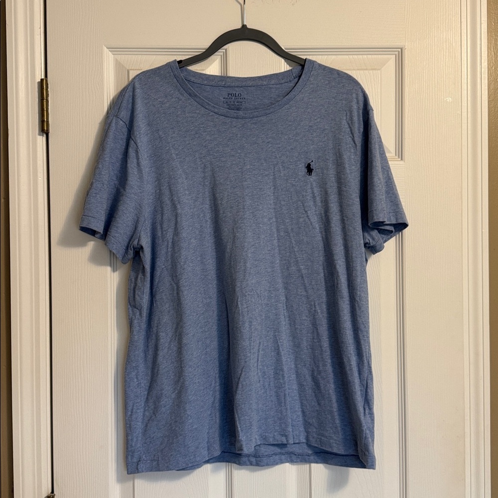 Polo by Ralph Lauren Men's Heather Blue Tee